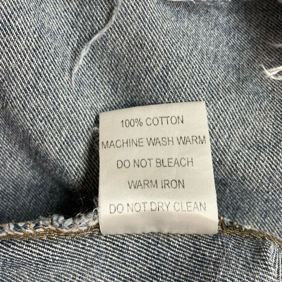 MLM Label Henri Denim Jean Dress Raw Hem Size XS - Picture 12 of 13